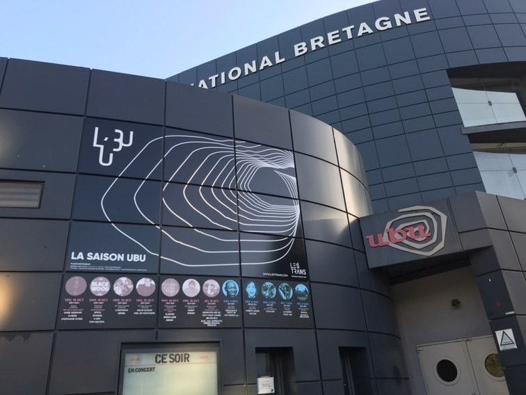 Covering bâtiment - Impression numérique - UBU Rennes - Groupe Self Signal