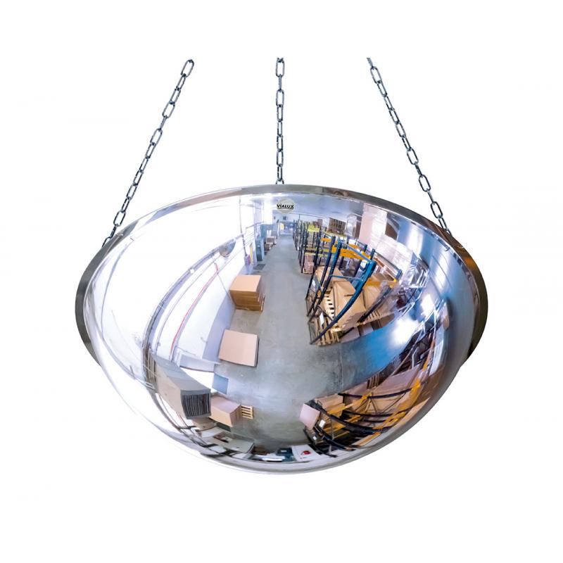 Miroir hémisphérique ½ sphère horizontale