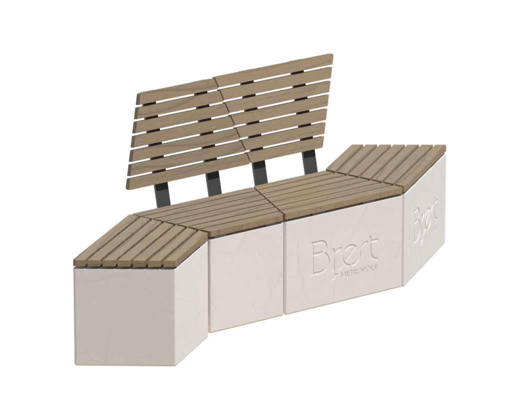 Banc béton Molladek