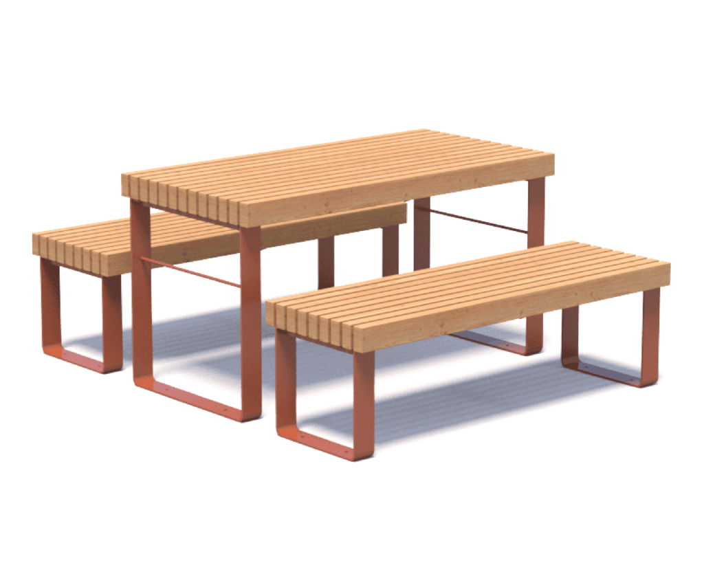 Banc en bois Rudy
