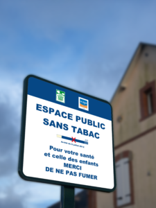 Panneau gamme armor - communication espace public anti tabac