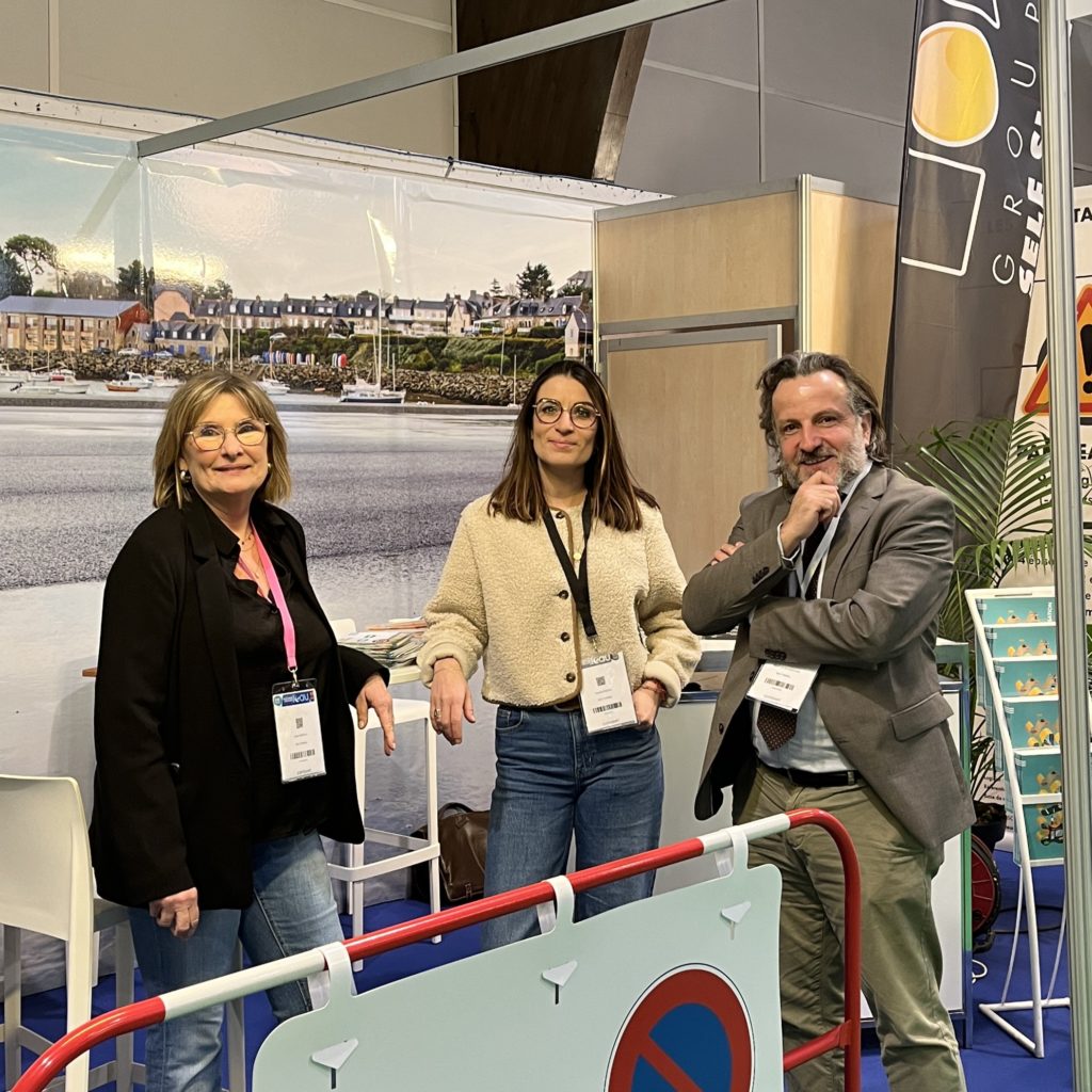 Salon CGLE 2025 - Equipe commerciale Self Signal sur notre stand